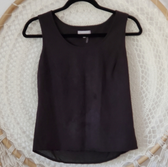 1. State Faux Suede Fringe Boho Sleeveless Top XS - Picture 7 of 9